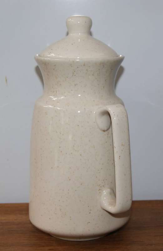 Glazed Stoneware Jug/ Coffee Pot