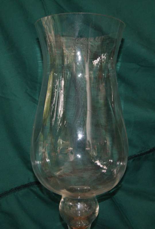 Large Stemmed Glass Vase