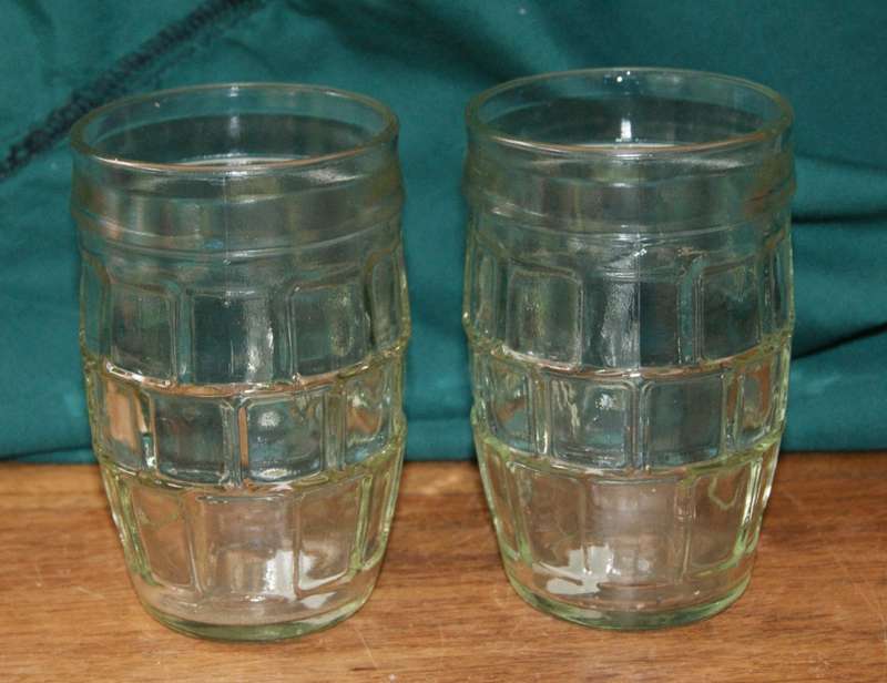 Pair of Glass Beer Mugs