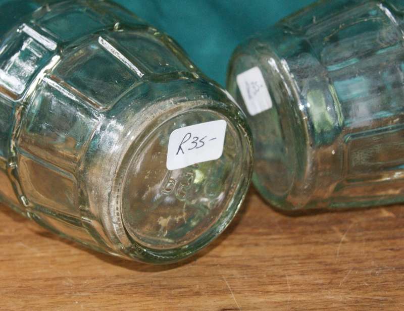 Pair of Glass Beer Mugs