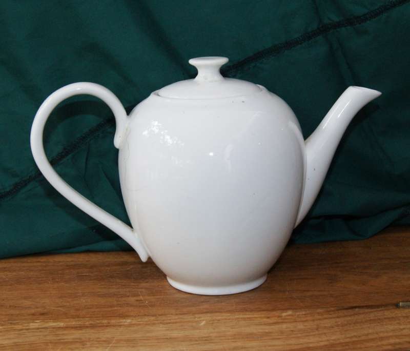 White Porcelain Teapot