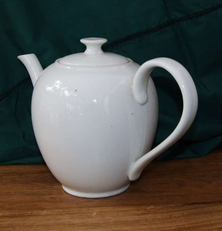 White Porcelain Teapot