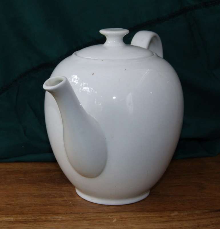 White Porcelain Teapot