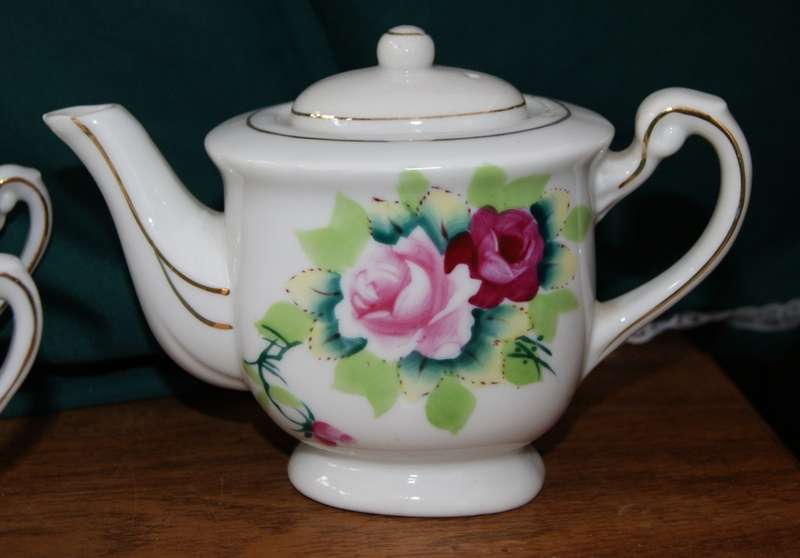 Vintage Children`s Porcelain Teaset