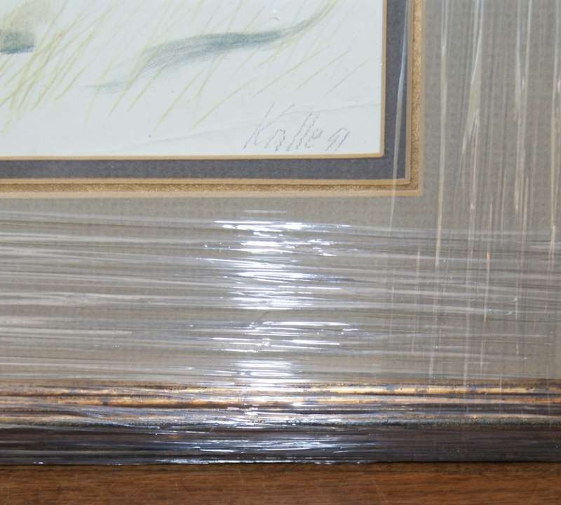 `Babies of the Bush` by Kalle Reimer 1936 - 2000 `Giraffe` in Stunning NEW Frame Print