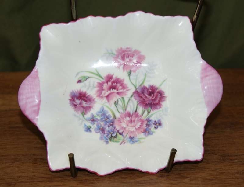 Shelley Fine Bone China `Pinks and Violets` Dainty Dish