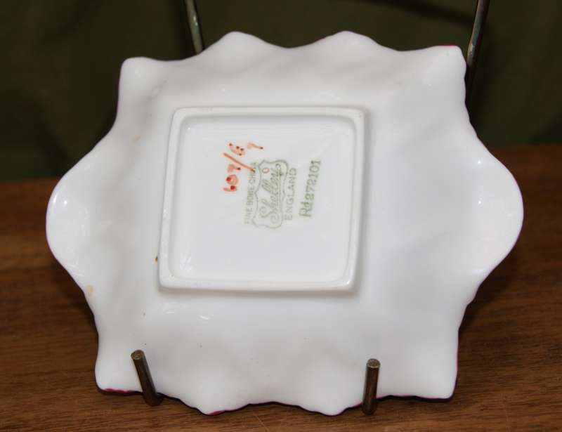 Shelley Fine Bone China `Pinks and Violets` Dainty Dish