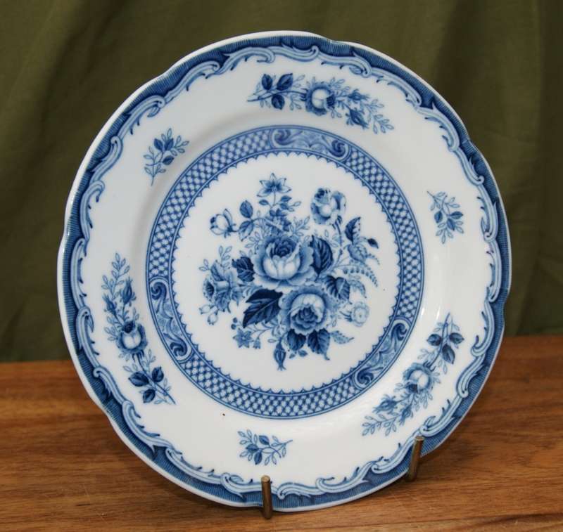 Blue Rose Fine China Side Plate