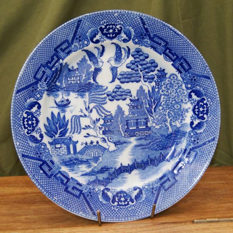 Willow Pattern Fish Plate