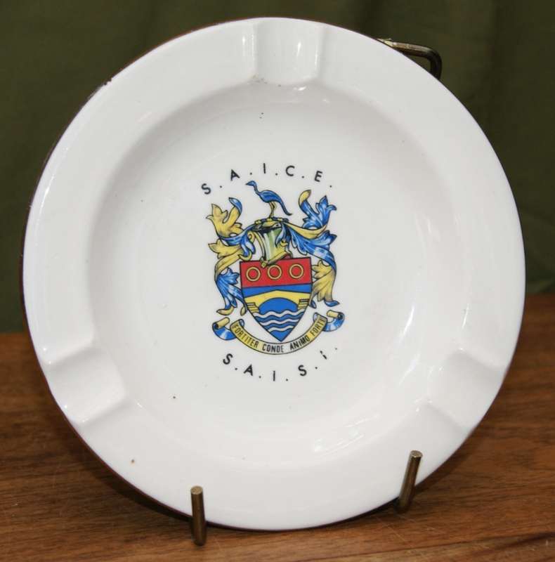 Continental China `South African Institution of Civil Engineering` Ashtray