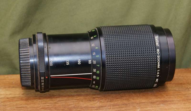 Vivitar 80-200mm 1:4.5mc 300m 58mm Lens