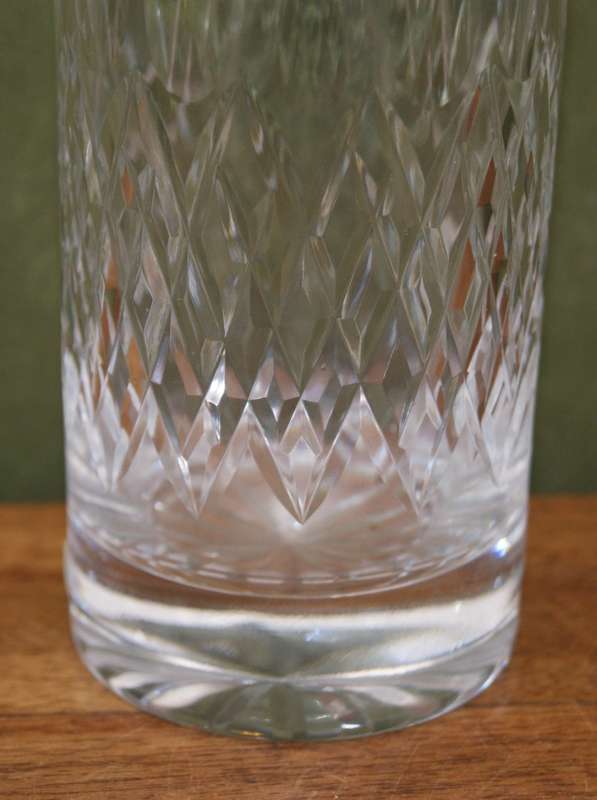 Crystal High Ball Glass with Molding Flaw