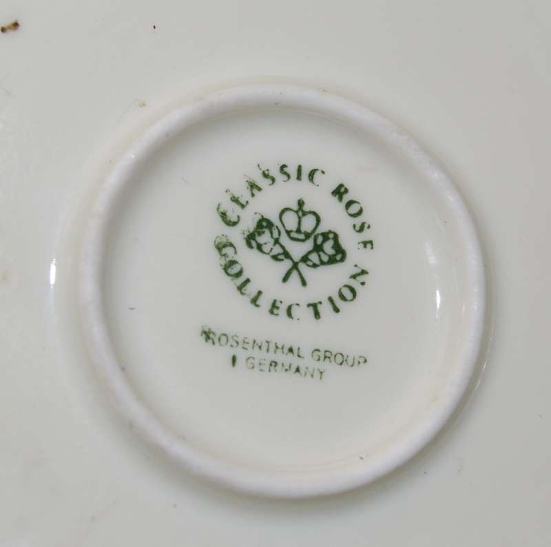 Rosenthal `Classic Rose Collection` Pierced Bon Bon Dish
