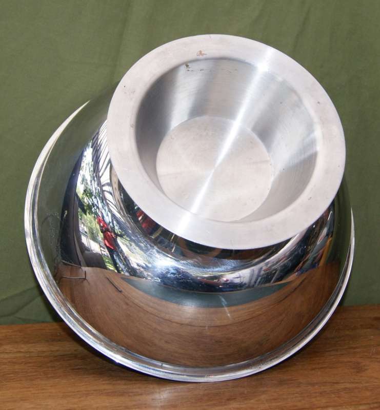 Chrome Plated Stainless Steel Fruit Bowl