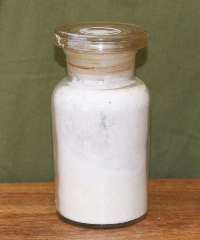 Acid. Acetyl Salicyl Dose 5-15 Grains (Asprin) in Scientific Jar