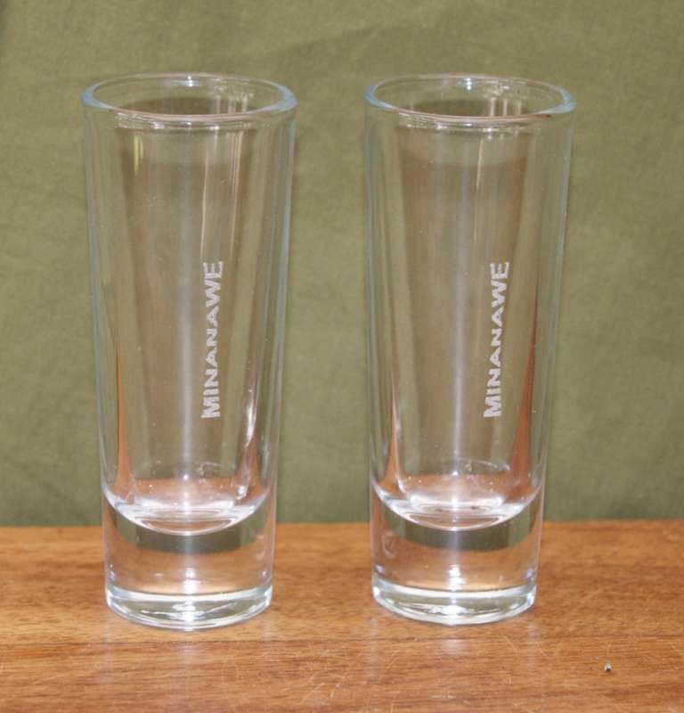 Pair of Minanawe Shot Glasses