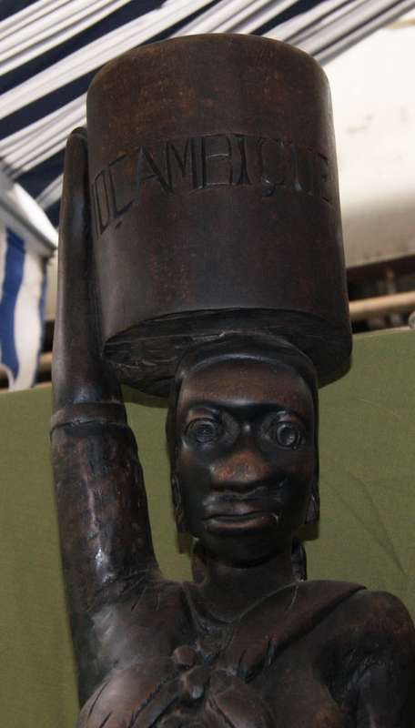 Hand Carved African Female Statue