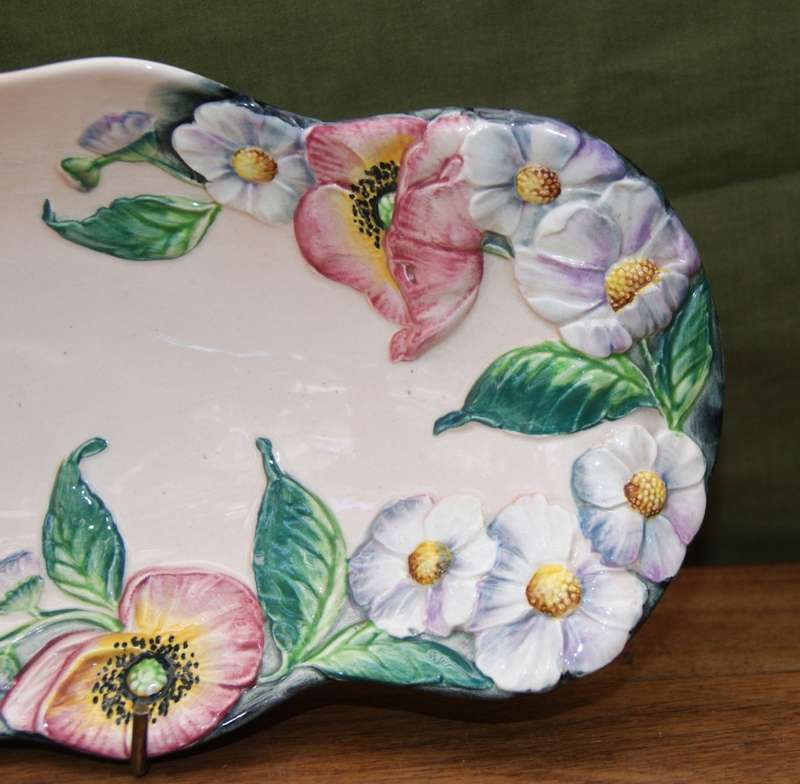 Carlton Ware Poppy and Daisy Wavy Edged Dish