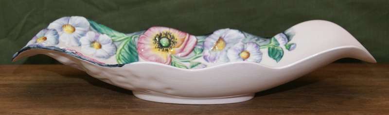 Carlton Ware Poppy and Daisy Wavy Edged Dish