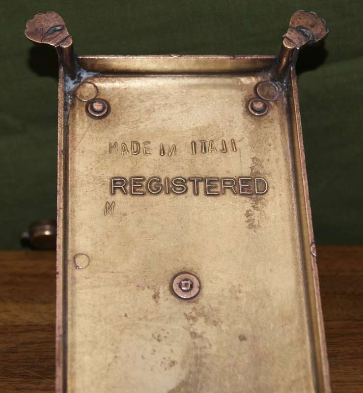 Gorgeous Vintage Brass Scale Ashtray