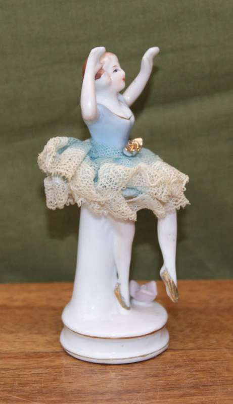 Dresden Style Porcelain Ballerina
