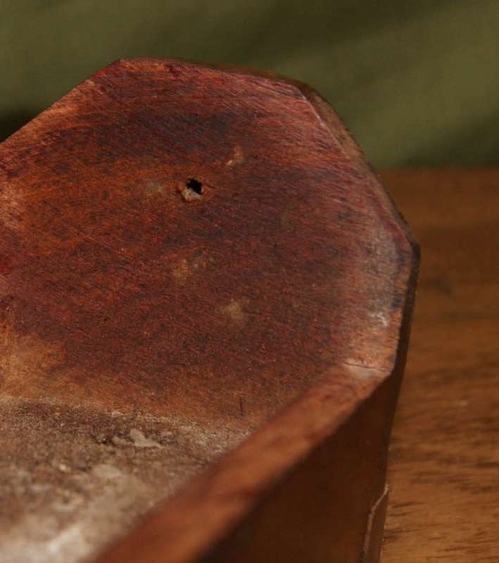 Solid Wood Incense Burner Box with Lid and Drawer