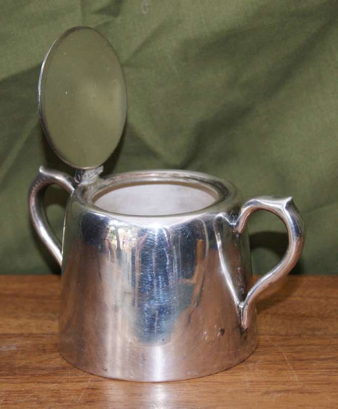 Vintage Edison `AA` EPNS `Z` SABS Approved Lidded Sugar Bowl