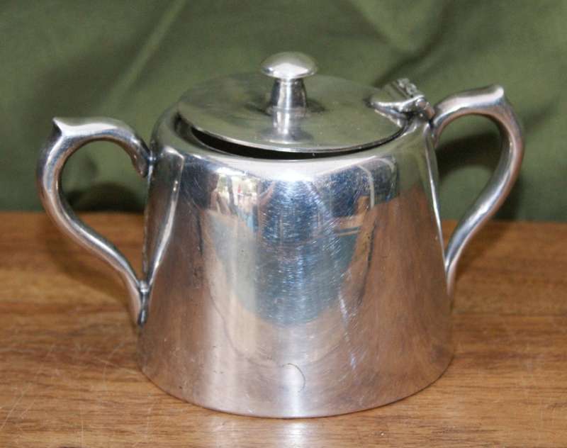 Vintage Edison `AA` EPNS `Z` SABS Approved Lidded Sugar Bowl