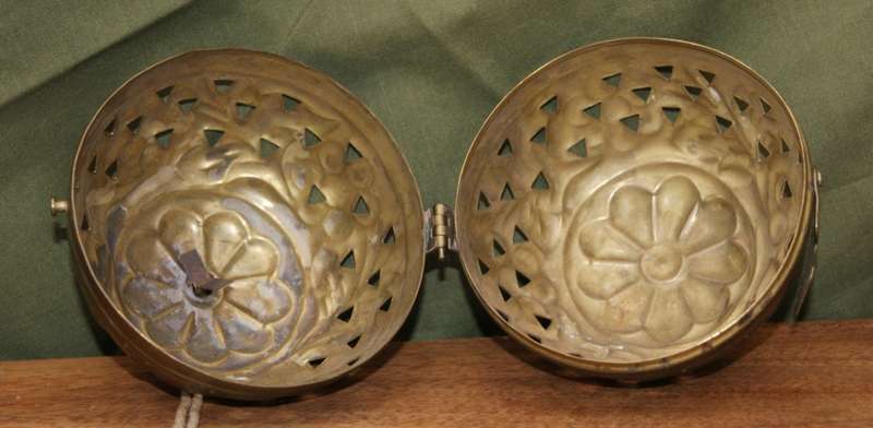 Vintage Brass Pet Cricket Ball