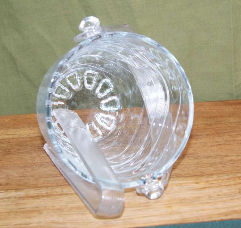 Pasabahace Colass Ice Bucket with Perspex handle and Ice Tongs