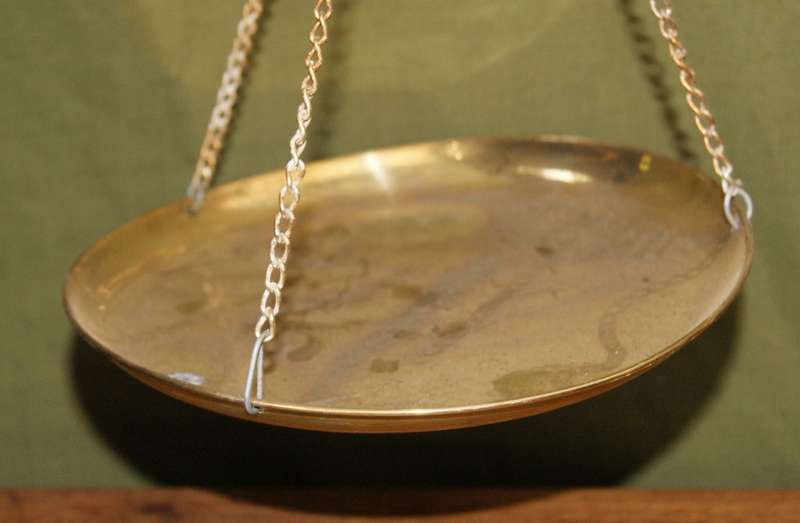 Brass Balance with Eagle Motif