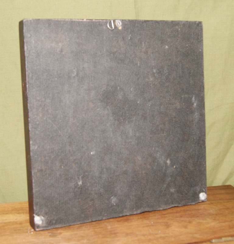 Wooden Frame with Oriental Sandstone Carving