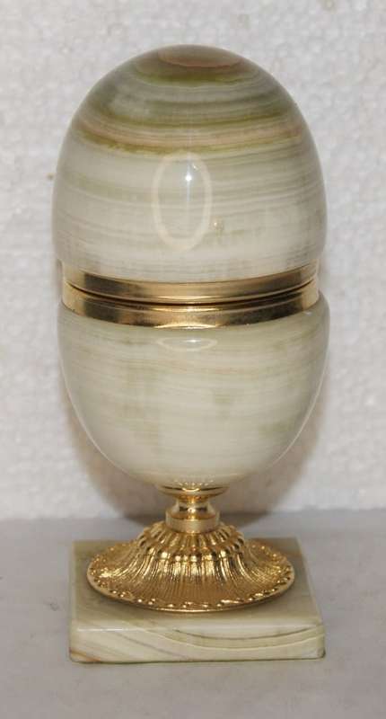 Vintage Alabaster Table Lighter @@@ CCCRRRAAAZZZYYY R1 START