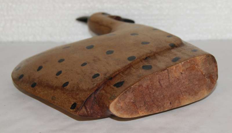 Hand Made Wooden Guinea Fowl Figurine @@@ CCCRRRAAAZZZYYY R1 START