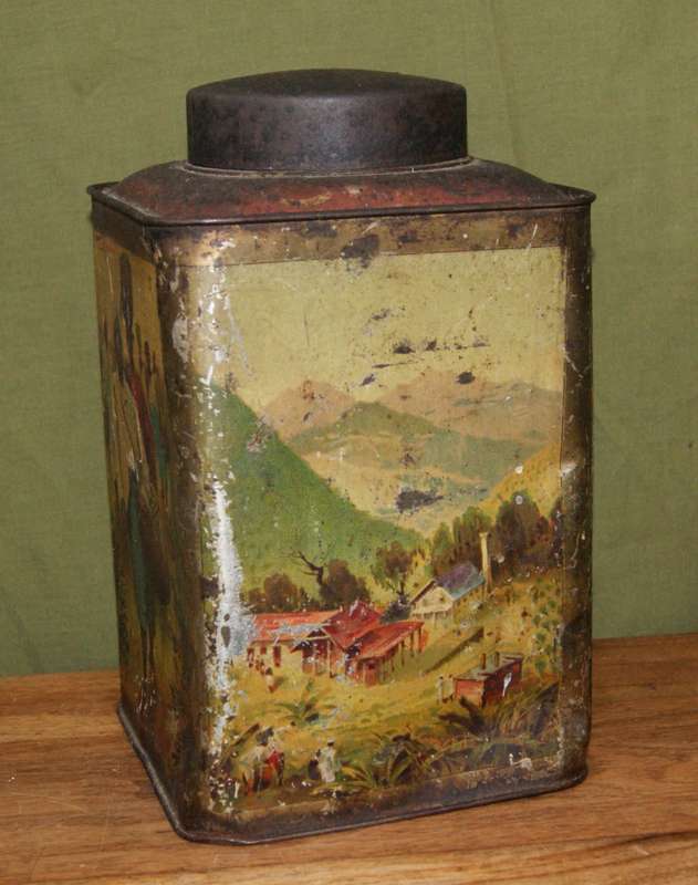 Antique Mazawattee 31lbs Tea Tin
