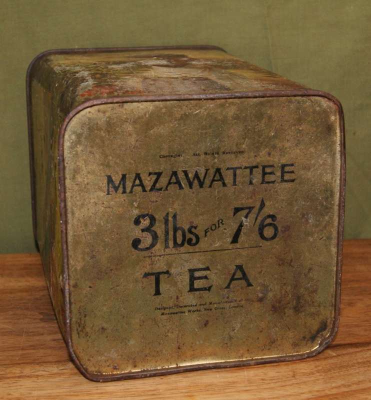 Antique Mazawattee 31lbs Tea Tin