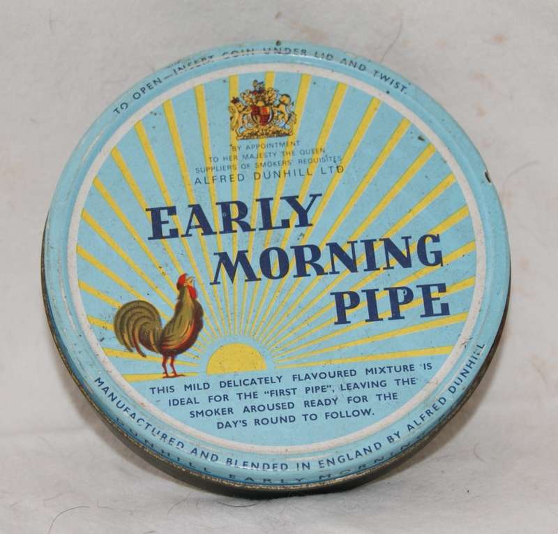 Vintage Alfred Dunhill Early Morning  Pipe Tin