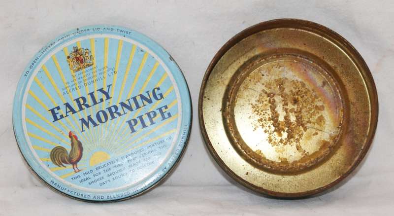 Vintage Alfred Dunhill Early Morning  Pipe Tin