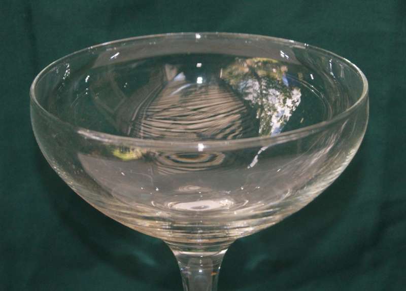 Coupe Glass (4 available, bid per glass)