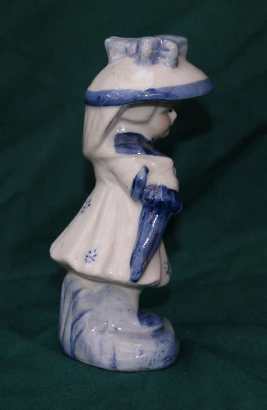 Blue and White Chinese Made Figurine