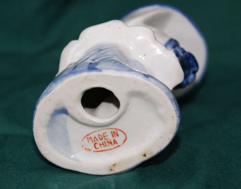 Blue and White Chinese Made Figurine