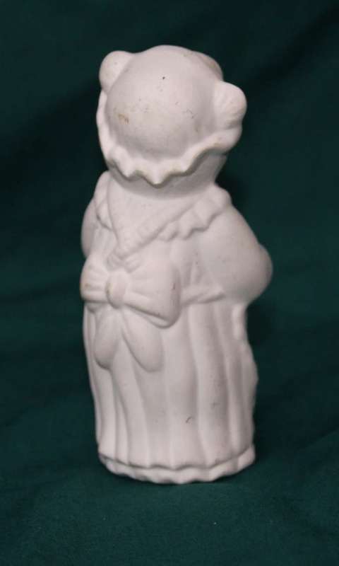 Ceramic Unpainted Cat Figurine