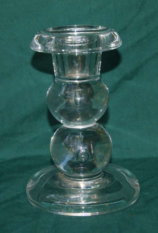 Manganese Glass Candle Holder