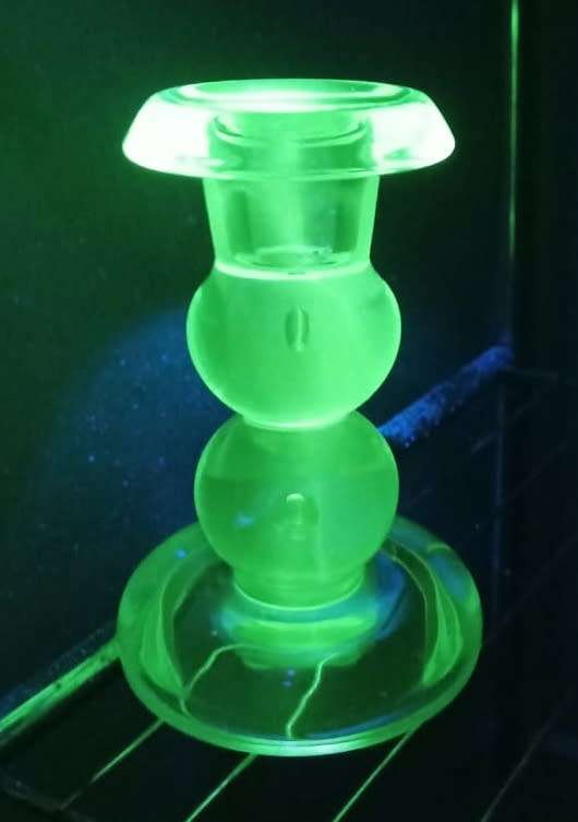 Manganese Glass Candle Holder