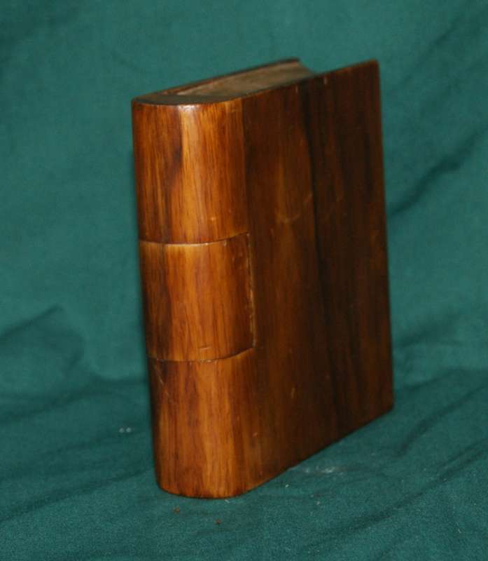 Vintage Hand Made Book Shaped Piggy Bank