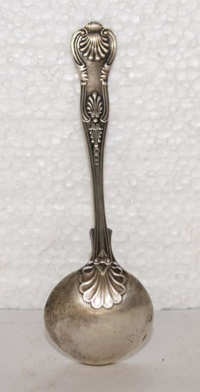 Hallmarked Silver Kings Pattern Sauce Spoon London 1975  (38.1g)@@@ CCCRRRAAAZZZYYY R1 START
