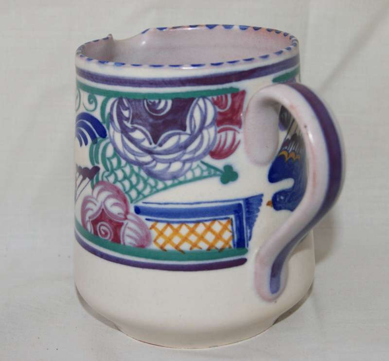 Poole Pottery Jug `Bluebird` Early 1950`s
