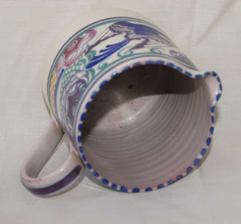 Poole Pottery Jug `Bluebird` Early 1950`s