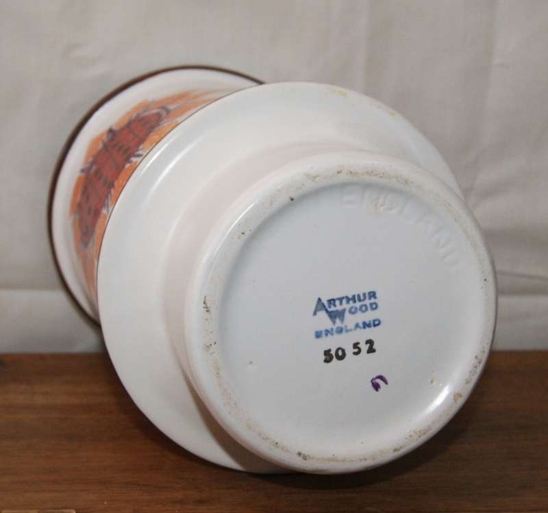 Rare Arthur Wood Vase