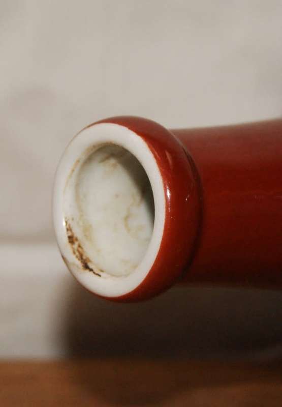 Vintage Ceramic Portuguese Wine Bottle
